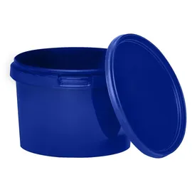 Benbow Eimer mit Deckel 0,5 L Blau