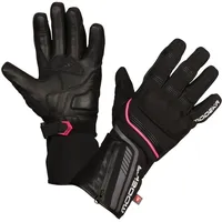 Modeka Makari Damen Motorradhandschuhe (Black/Pink,7 L