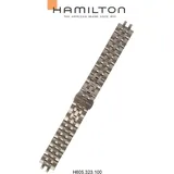 Hamilton Metall Jazzmaster Band-set Edelstahl H695.323.100 - silber