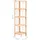 vidaXL Eckregal 27 x 27 x 110 cm Beige