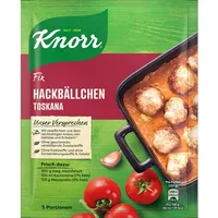 Knorr Fix Würzmischung Hackbällchen Toskana für ein leckeres Gericht mit Hackfleisch ohne geschmacksverstärkende Zusatzstoffe 39 g 1 Stück (Packung mit 10)