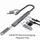 inca IUTP-06TX USB 3.2 Gen 1 (3.1 Gen 1) Type-A + Type-C 5000 Mbit/s Grau