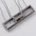 LINDBY Simeon 4-flg. dimmbar 72,5 cm Glas/Metall