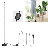 Inscrip LED Pflanzenleuchte, Pflanzenlampe LED Vollspektrum mit Ständer, LED Grow Lampe mit Timer, 40-122cm Höhenverstellbar Pflanzenlicht für Zimmerpflanzen, Stehlampe für Gewächshaus