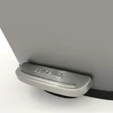 Spirella Abfalleimer 30 Liter Edelstahl mit Absenkautomatik und Inneneimer "Akira" Küche Mülleimer Softclose Abfalleimer taupe matt