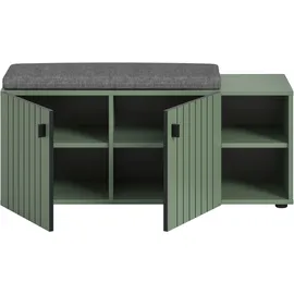 Home Affaire Sitzbank TATIO smoke Grün 106 x 43 x 37 cm