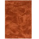 Pergamon Luxus Super Soft Fellteppich Pearl Terrakotta 80x150cm