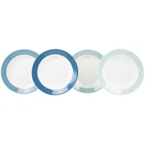 gimex Colour Line Suppenteller, 4er-Set, Sky