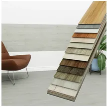 HEXIM Vinylboden, Vinyldielen 0,97m2 selbstklebend PVC Wandverkleidung Bodenbelag Holzoptik 91x15cm Paneele für Wand & Boden Holzdielen grau (7 Dielen Frosted Ash - 2602-3)
