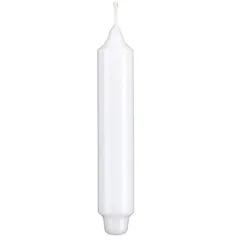 Kopschitz Kerzen Kerzen Punchkerzen Klarlack Hochglanz Weiß, 300Ø 30 mm, 6 Stück