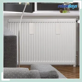 Relaxdays Luftbefeuchter Heizkörper, 6er Set, Wasserverdunster für Heizung, zum Hängen, Keramik, Raumbefeuchter, weiß