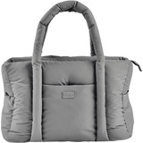 BÉABA BÉABA, Wickeltasche Bebe, Ultra praktisch, 10 Innen- und Außentaschen, integrierte Kinderwagenbefestigung, herausnehmbare Wickelunterlage, Kühltasche, Tasche Paris Puffy, Eisbraun