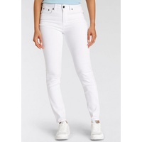 KANGAROOS Slim-fit-Jeans »CROPPED HIGH WAIST SLIM FIT«, NEUE KOLLEKTION, Gr. 32 - N-Gr, light blue used, , 91540750-32 N-Gr