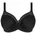 Damen-BH Übergröße glatter Bügel geformt Schwarz 75F 75G