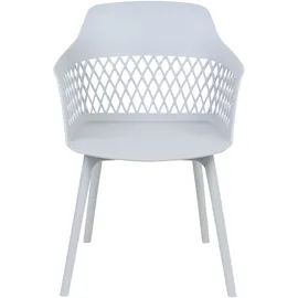 Beliani Esszimmerstuhl 2er Set ALMIRA Hellgrau
