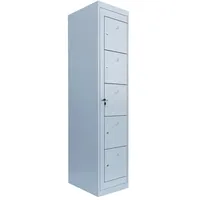 Steelboxx Fächerschrank Verteilerschrank - 1 Abteil - 5 Fächer