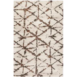 Esprit Hochflor-Teppich ESPRIT "Ronja ESP-80335", weiß (weiß,creme), B:160cm H:30mm L:225cm, Polyester, Teppiche, Shaggy, Langflor, Weich, Wohnzimmer, Schlafzimmer