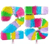 Playflip Pinata Zahl 25 bunt Pastell 25. Geburtstag