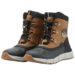 TOM TAILOR Jungen Gemusterter Stiefel, braun, Gr. 32
