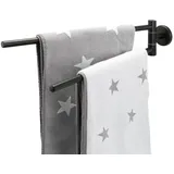 bremermann Handtuchstange, Schwarz, Kunststoff, 5.8x10x50 cm, Badaccessoires, Duschzubehör, Handtuchhalter