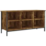 vidaXL Schuhregal Räuchereiche 100x35x50 cm Holzwerkstoff