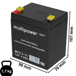 Multipower MP4.5-12 1 St.