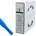 Offgridtec 10m Schrumpfschlauch 2 4mm 1 2mm blau