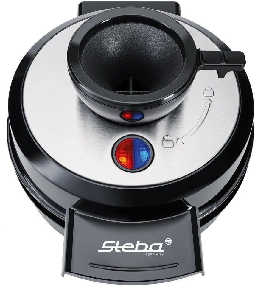 Produktbild Steba Waffeleisen WE 20 Volcano - Waffeleisen - schwarz/edelstahl schwarz