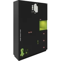 Phoenix Drehtürenschrank Minecraft 135 x 200 x 50 cm Grün/Schwarz