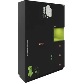 Phoenix Drehtürenschrank Minecraft 135 x 200 x 50 cm Grün/Schwarz