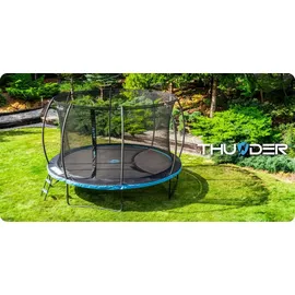 Thunder Gartentrampolin Ultra 366 cm inkl. Sicherheitsnetz Blau