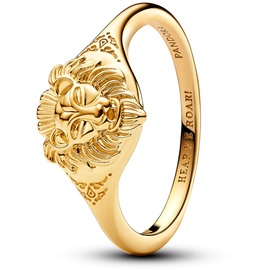 Pandora Game of Thrones Lannister Löwe Ring aus Sterling Silber mit vergoldeter Metalllegierung, Größe: 52,