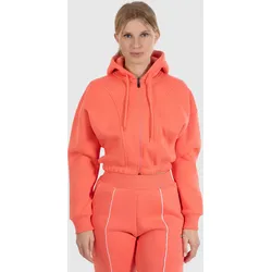 Damen Zip Hoodie Elma Koralle korallenrosa XS