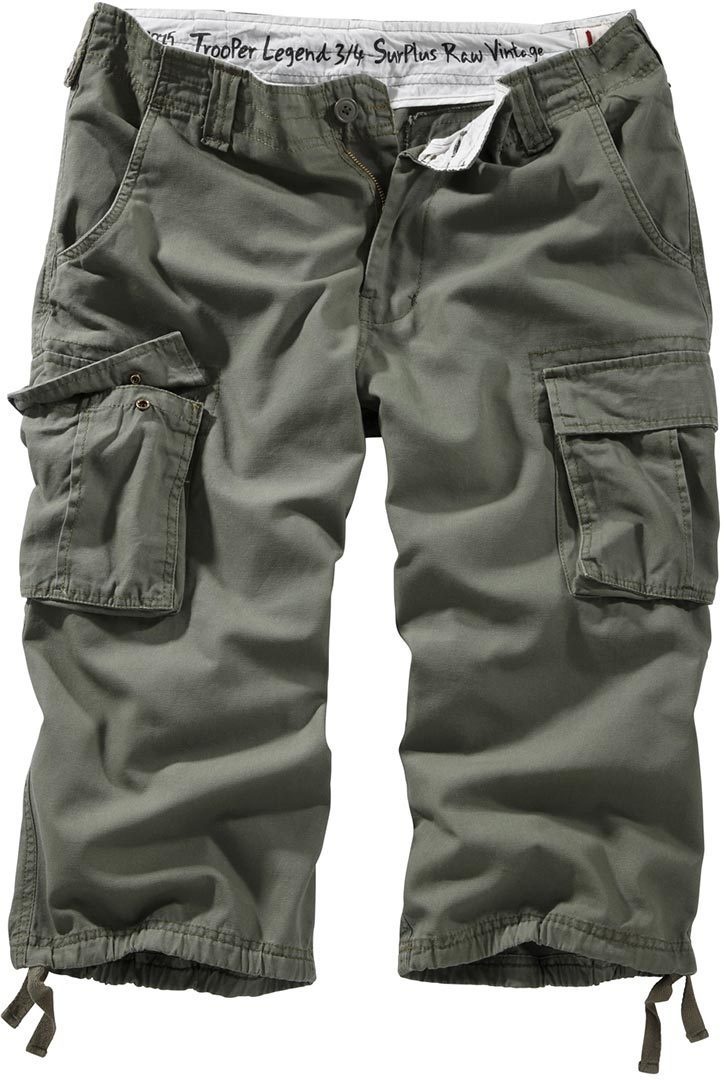 Surplus Trooper Legend 3/4 korte broek, groen, XL