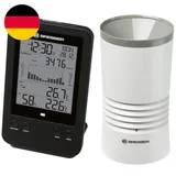 Bresser Digitaler Funk-Regenmesser Mit Temperaturanzeige, 150?M Reichweite, 868?