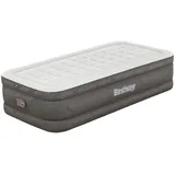 BESTWAY Fortech Tough Guard Twin Wave-beam Reinforced Einzel-luftbett Mit Eingebauter Pumpe - Beige - 191x97x46cm