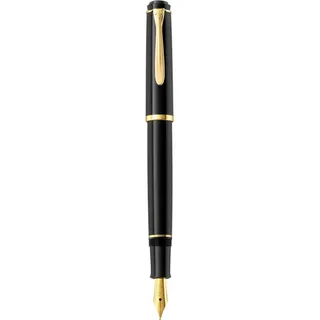 Pelikan Classic P200 Patronenfüller schwarz/gold F (fein)