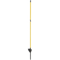 10x Fiberglaspfähle, 112cm, oval, extra lange Spitze