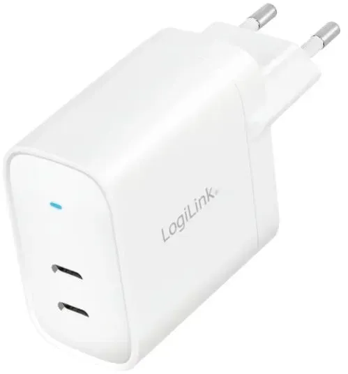 LogiLink PA0282 Ladegerät für Mobilgeräte Handy, Tablets Weiß AC Schnellladung Drinnen