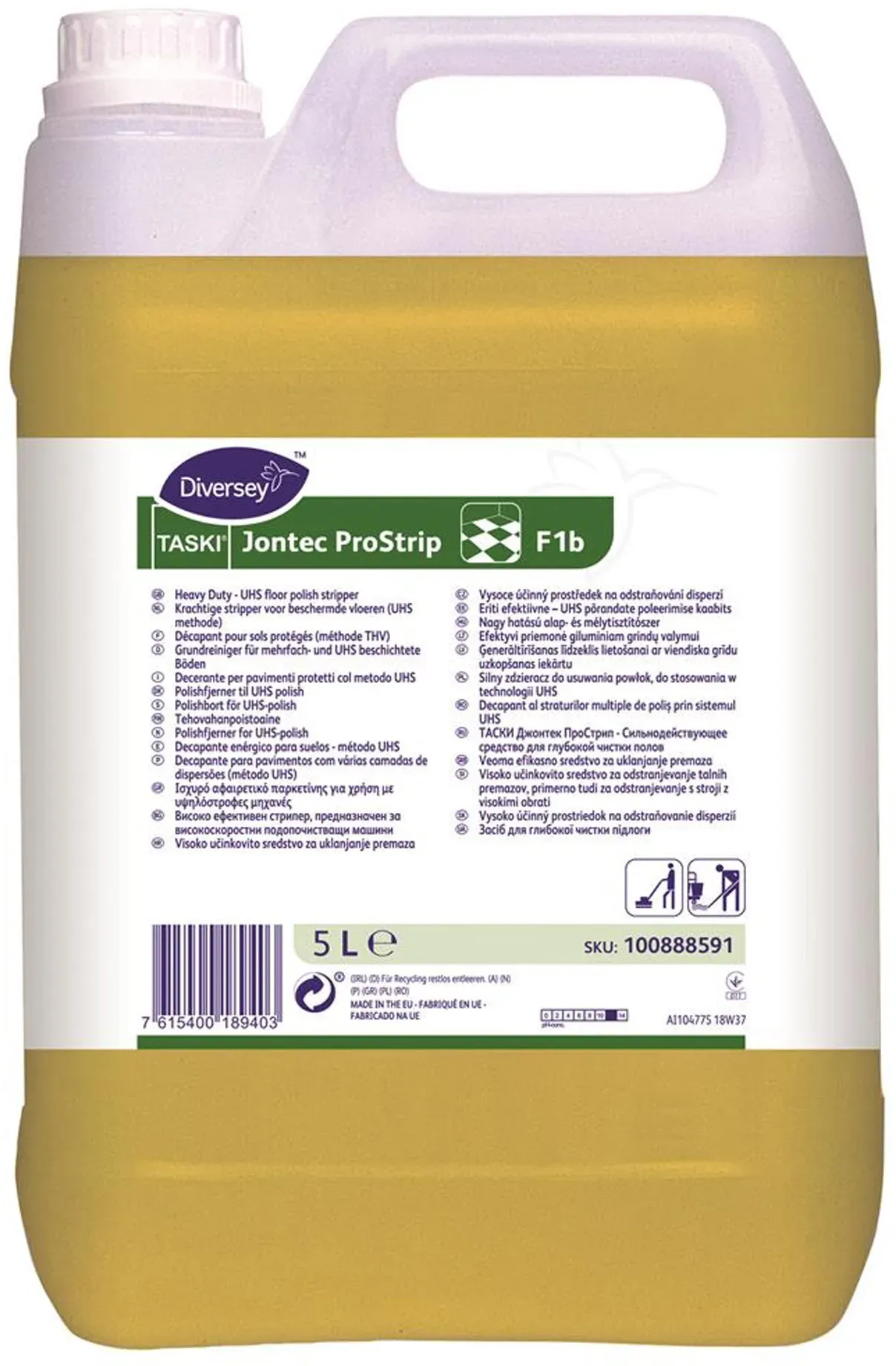 TASKI Jontec ProStrip F1b Grundreiniger 2 x 5 Liter Kanister