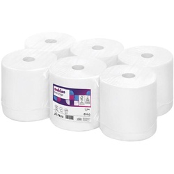 wepa 6er-Pack Handtuchrollen »Prestige« weiß