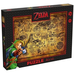 Winning Moves Puzzle Puzzle Zelda Hyrule field, 1000 Teile, 1000 Puzzleteile