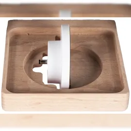 VCM Kinderregal Buchstabe H 54 x 46 x 19 cm Holz weiß