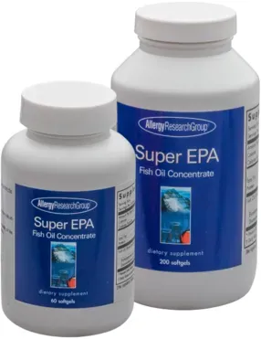 Allergy Research Group Super EPA Fish Oil Concentrate 200 Softgels