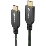 conecto USB-C auf USB-C 1,00 m Grün/Schwarz
