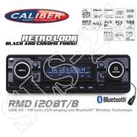 Caliber RMD120BT FM RDS "Retro Look" Radio mit Bluetooth MP3 USB SD A2DP Auto...