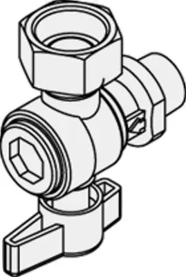 Gashahn G3/4 x R1/2 - 7369187 von Viessmann