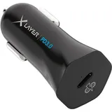 Xlayer KFZ-Ladegerät Typ-C (USB-C) Charger PD 18W Schwarz