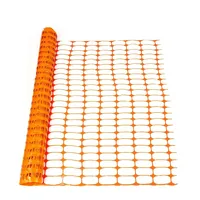 Floordirekt KARAT Absperrzaun Chester Begrenzungszaun Maschenweite 10 x 4 cm Orange 1 x 30 m
