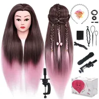 Topdirect Frisierkopf, 75 Cm/ 29.5 Zoll Übungskopf Friseur, Frisurenkopf 100% Vo